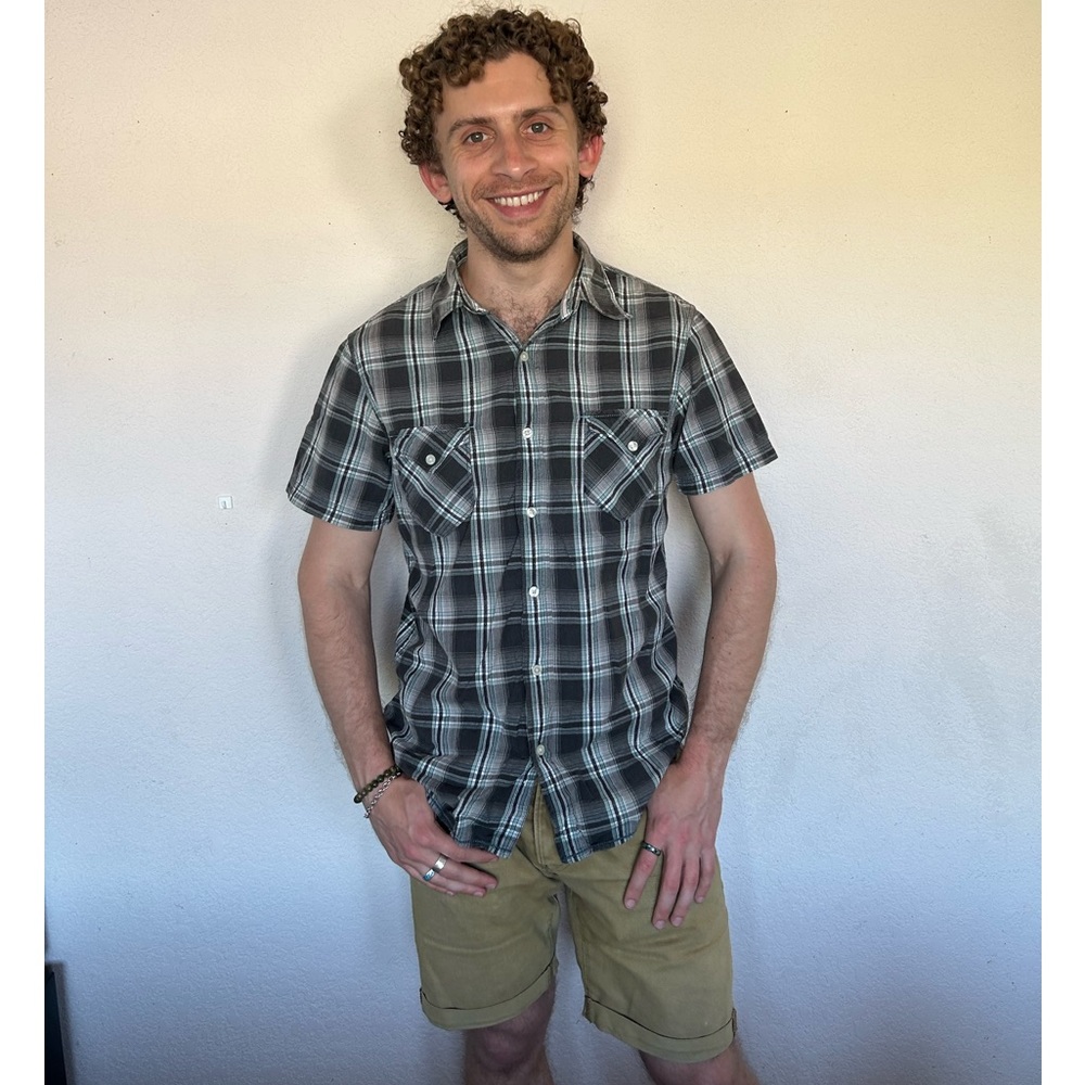 Plaid button up
